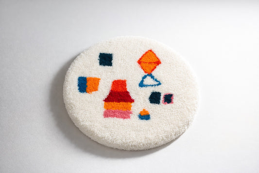 Alfombrilla artesanal para asiento