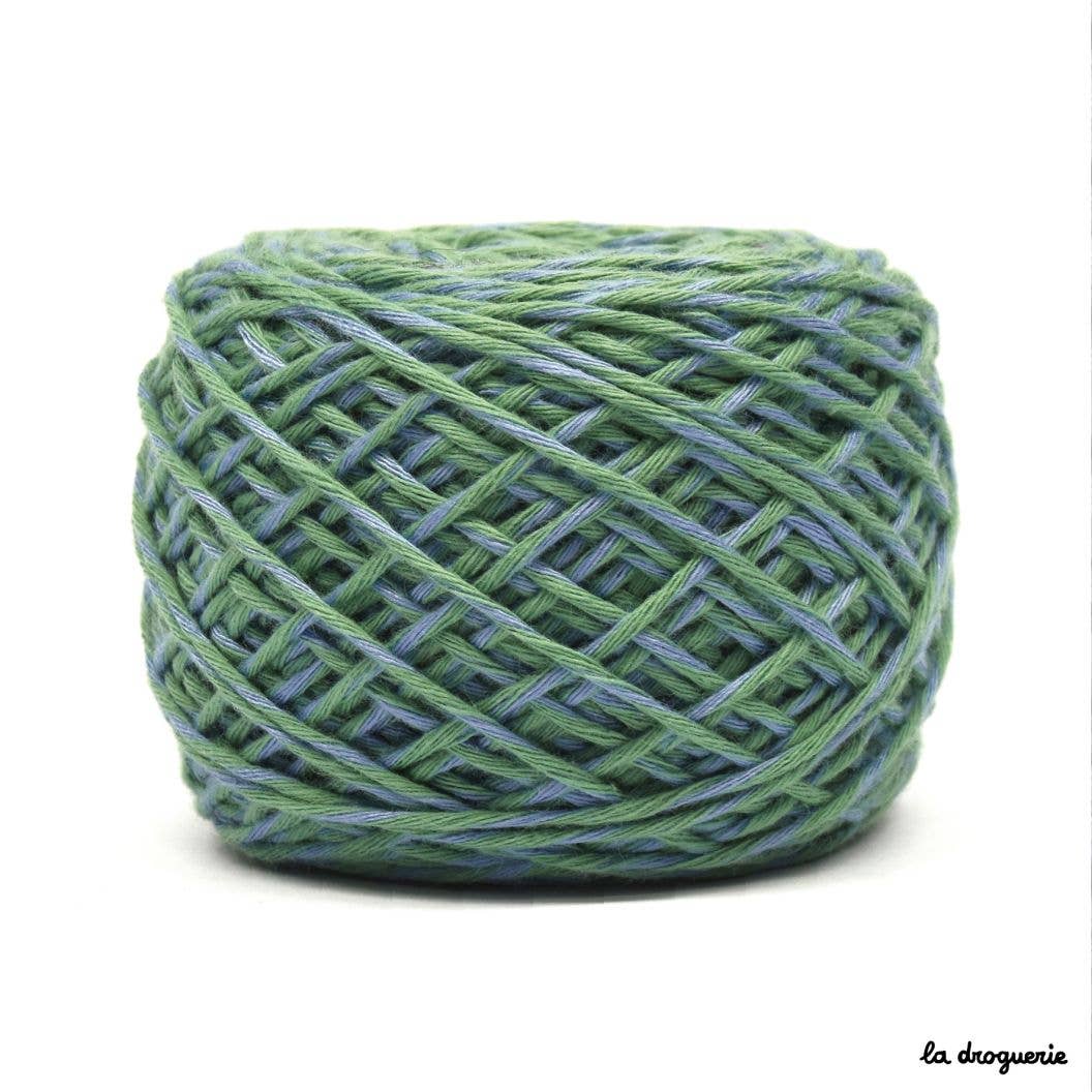 Fruit Salad knitting yarn (50% organic cotton, 50% bamboo): Watermelon and melon smoothie