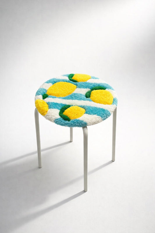 Alfombrilla artesanal para asiento