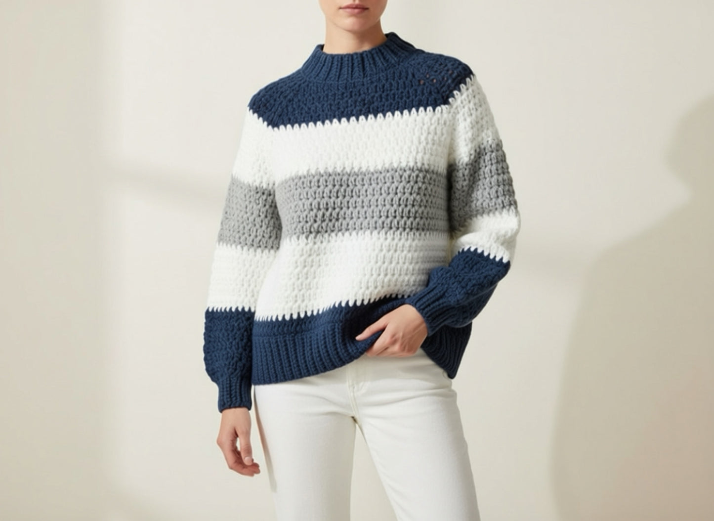 Handmade Oversized Chunky Crochet Sweater