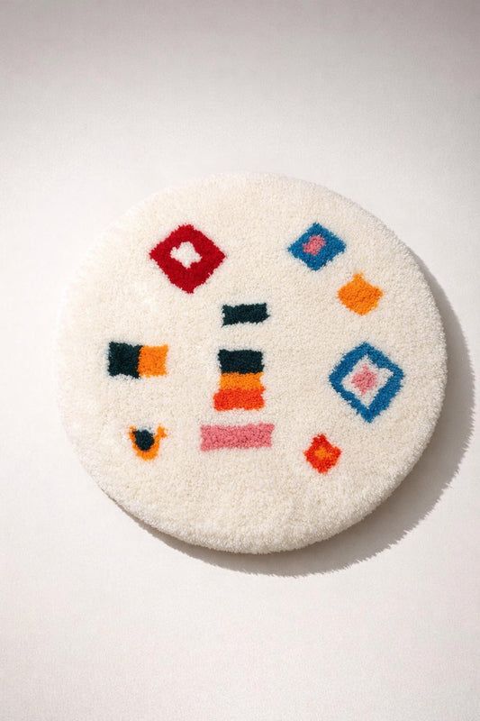 Alfombrilla artesanal para asiento