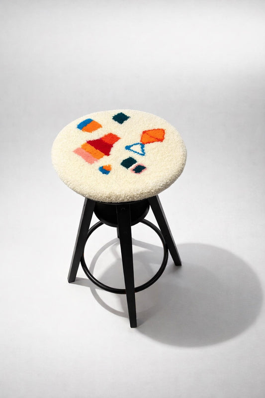 Alfombrilla artesanal para asiento