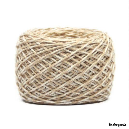 Fruit Salad knitting yarn (50% organic cotton, 50% bamboo): Rocher coco