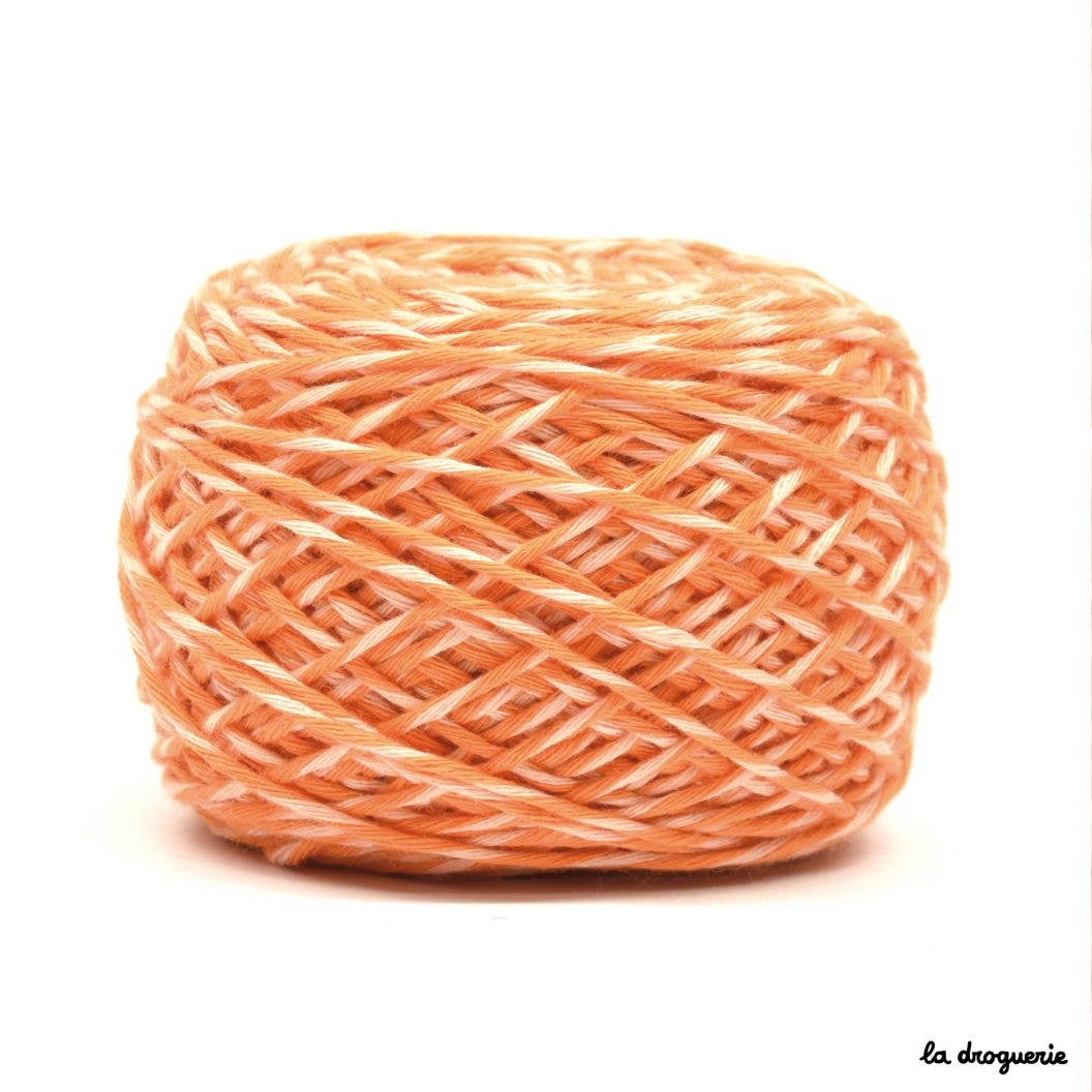 Fruit Salad knitting yarn (50% organic cotton, 50% bamboo): Watermelon and melon smoothie