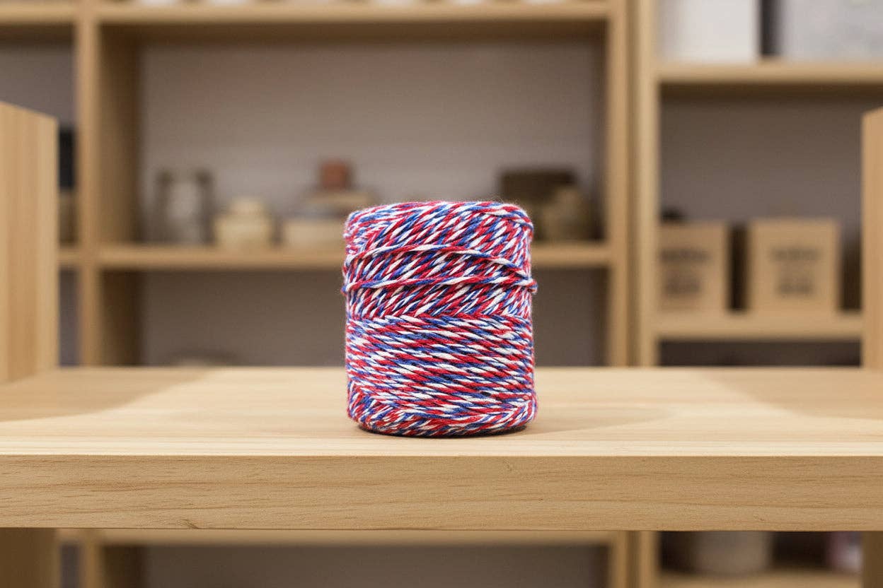 Barbante M Red White Blue
