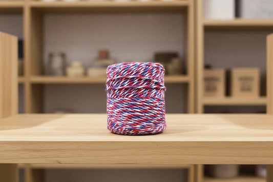 Barbante M Red White Blue