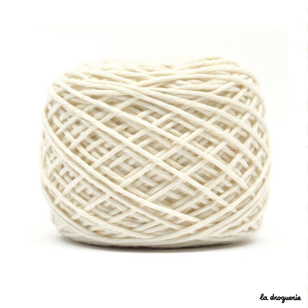 Fruit Salad knitting yarn (50% organic cotton, 50% bamboo): Rocher coco