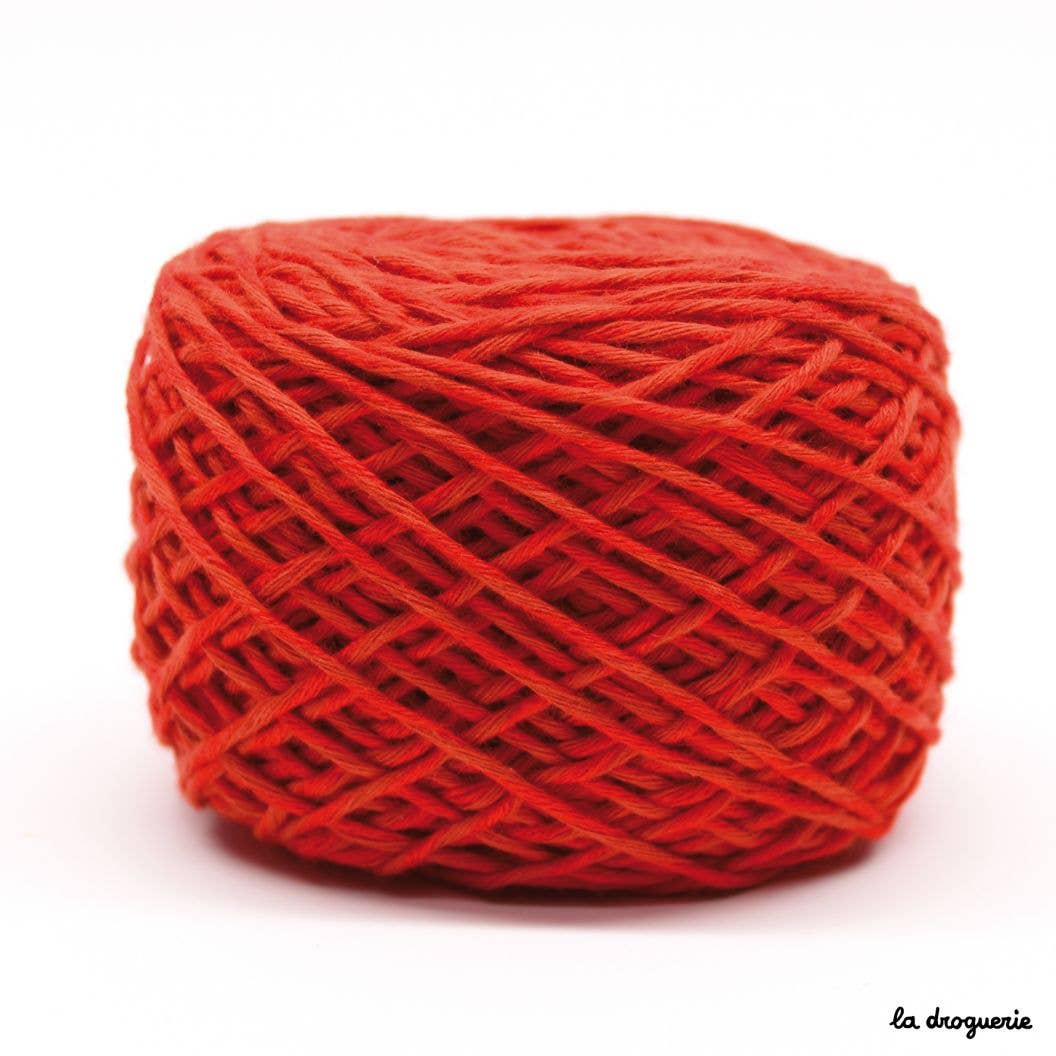 Fruit Salad knitting yarn (50% organic cotton, 50% bamboo): Watermelon and melon smoothie