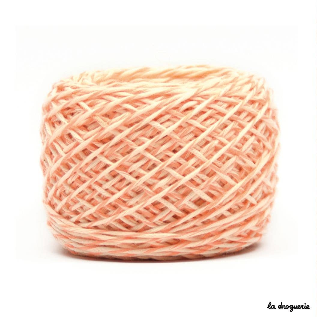 Fruit Salad knitting yarn (50% organic cotton, 50% bamboo): Rocher coco